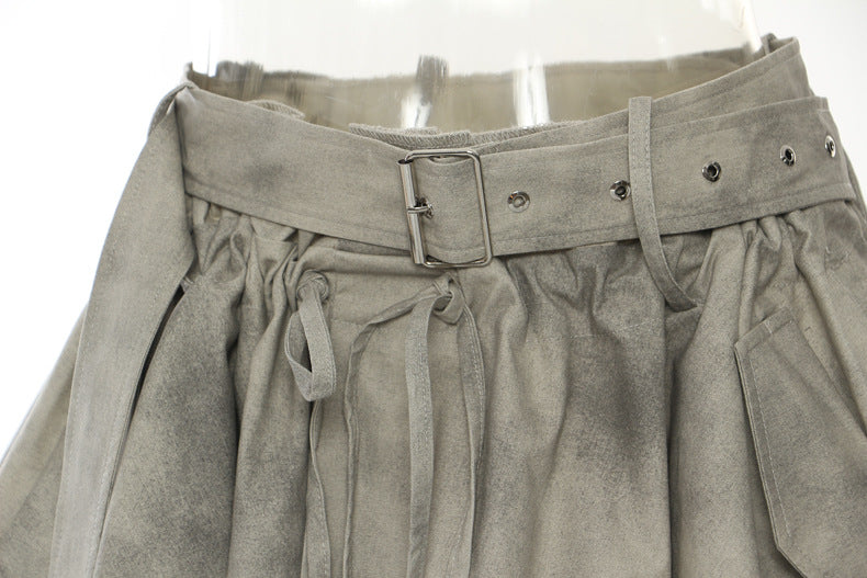 Camouflage Ink Skirt Suit