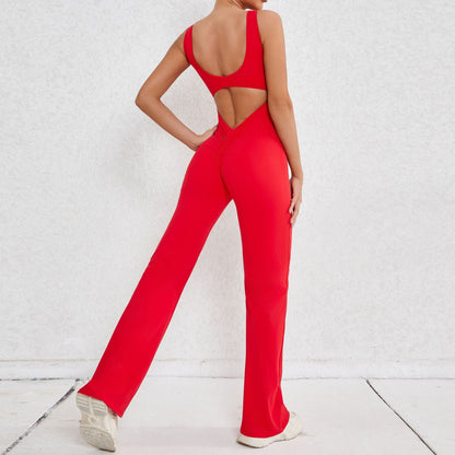 Sexy Open Back Jumpsuit