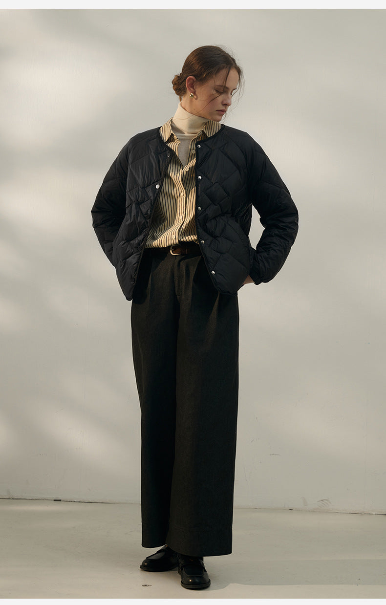 White Duck Down Short Jacket