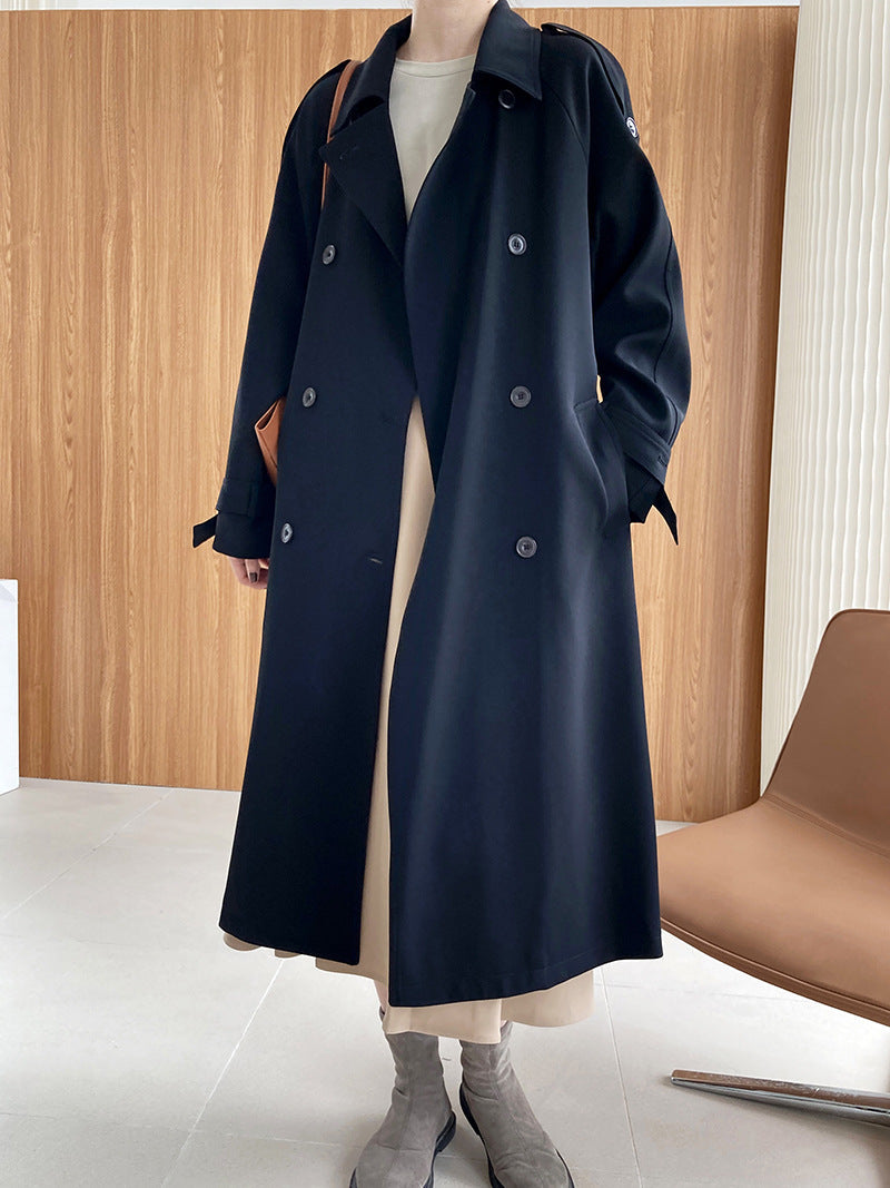 Draping Loose Trench Coat