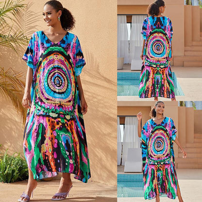 Rabia Gorgeous Print Kaftans