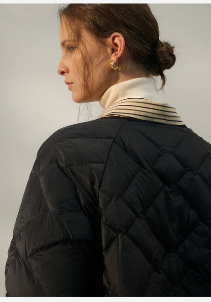 White Duck Down Short Jacket