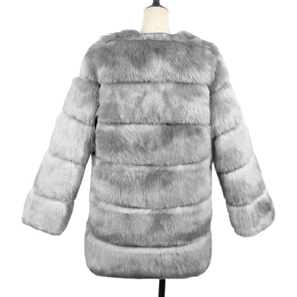 Faux Fur Long Coat