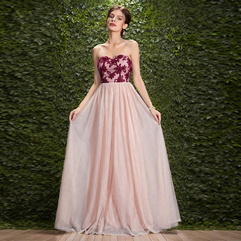 Evening Dress Formal Gown A Line Elegant Ball Gown