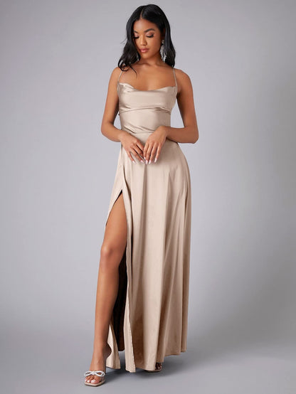 Solid Sexy Special Occasion Dress