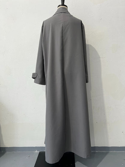 Retro Motorcycle Mid-Length Coat