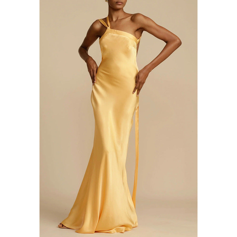 Formal Satin Evening Gown
