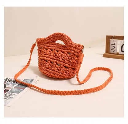 Crossbody Rope Cotton Thread Woven Bag Crochet
