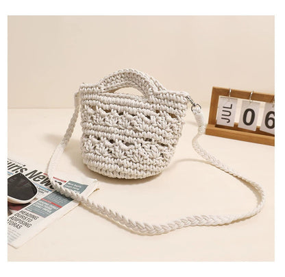 Crossbody Rope Cotton Thread Woven Bag Crochet