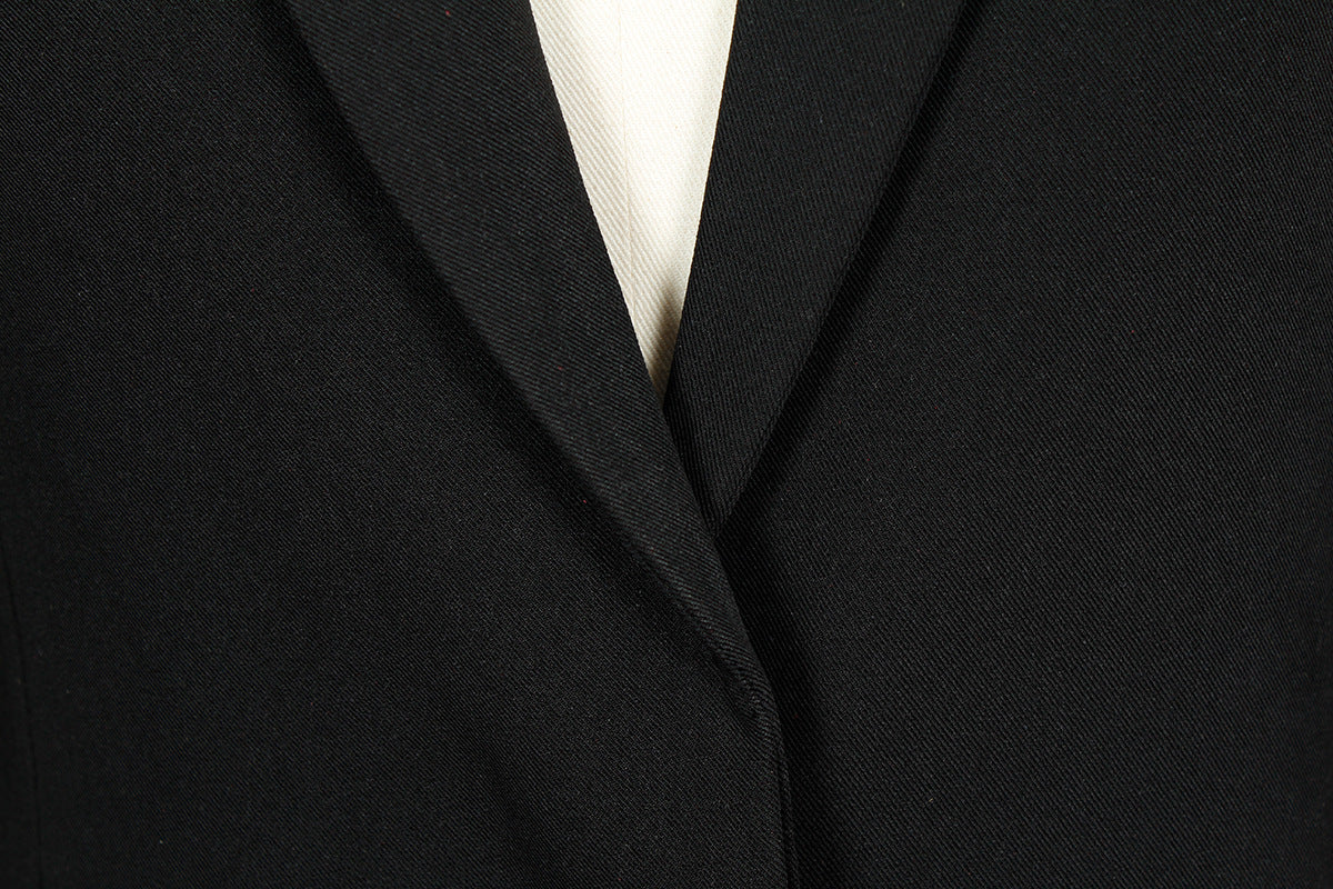 Backless Diamond Chain Blazer