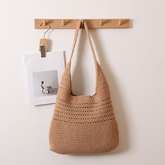 Casual Versatile Crochet Rope Bag