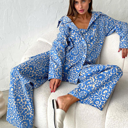 Long Sleeved Shirt Tube Top High Waist Set