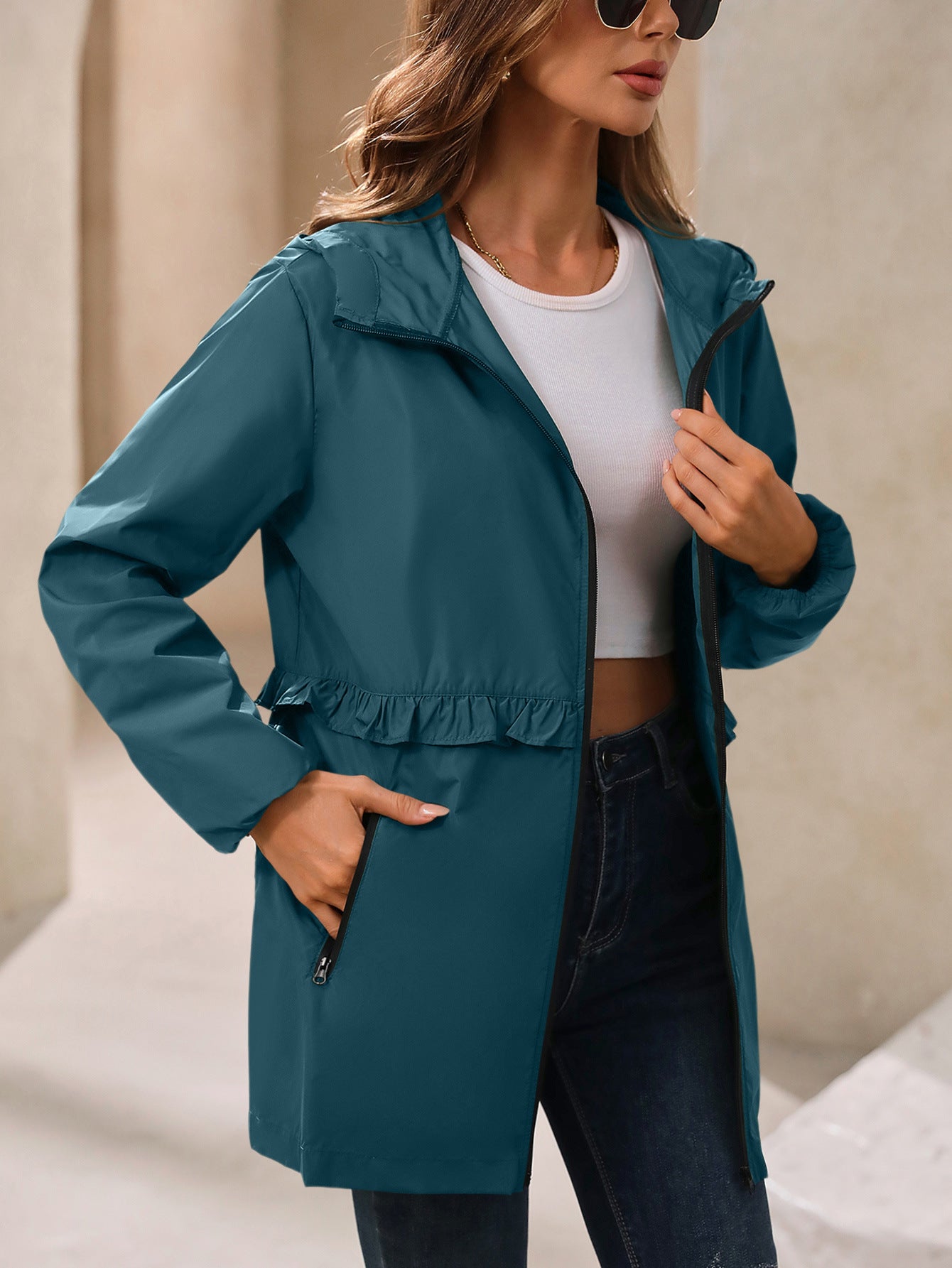 Rainproof Hooded Jacket