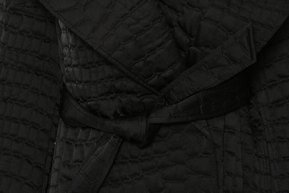 Quilted Cotton Cloak Coat