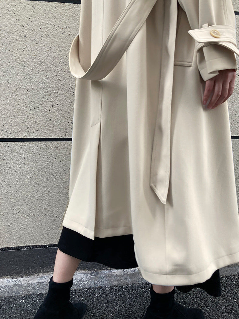 Draping Loose Trench Coat