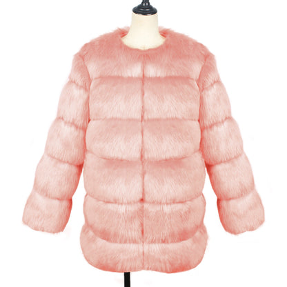Faux Fur Long Coat