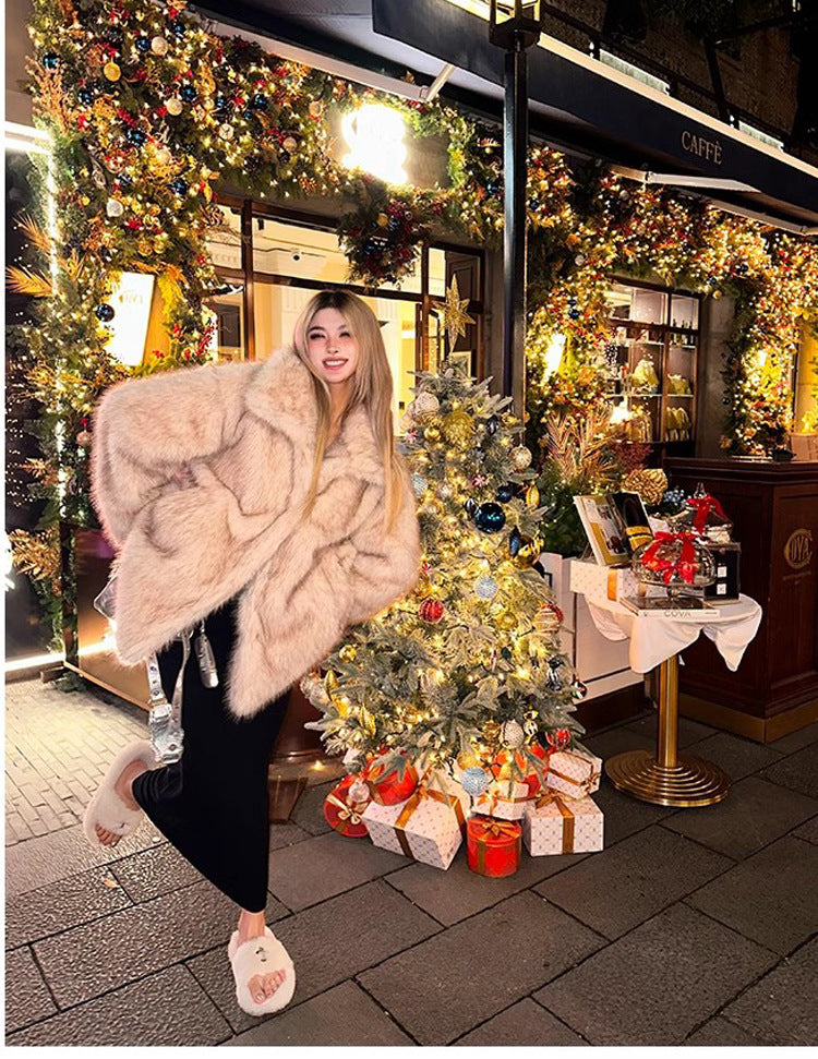 Faux Fur Mid-Length Jackets