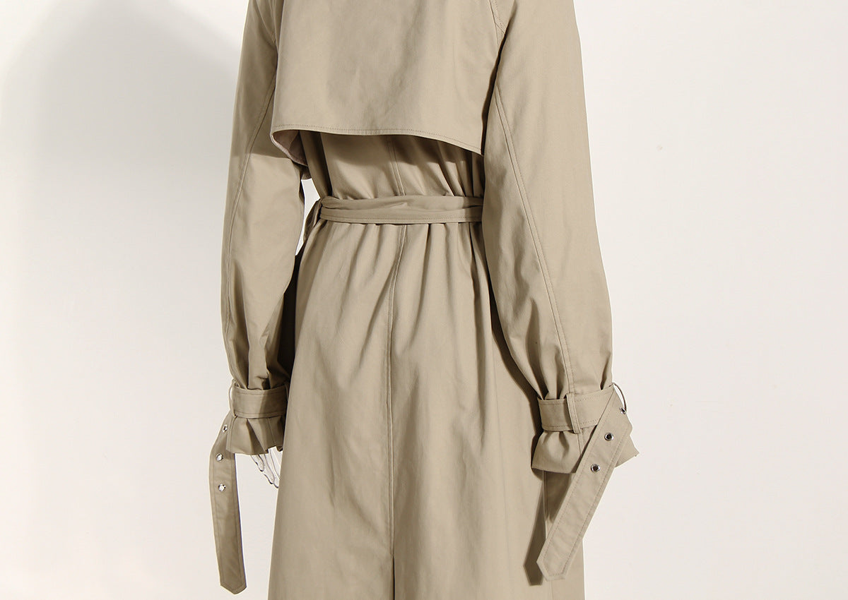 Khaki Cotton Trench Coat