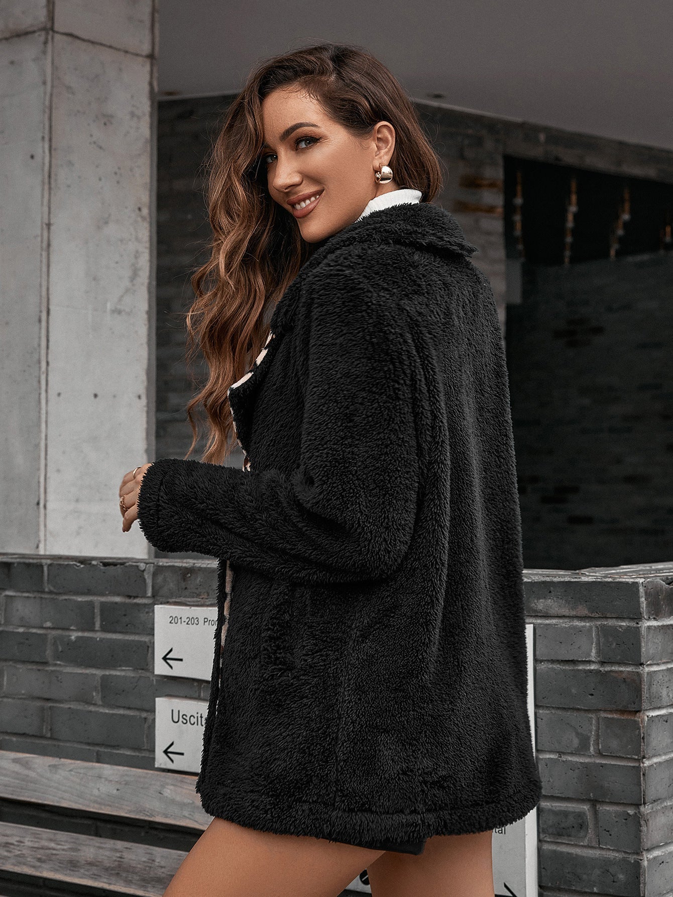 Leopard Print Lambswool Jackets