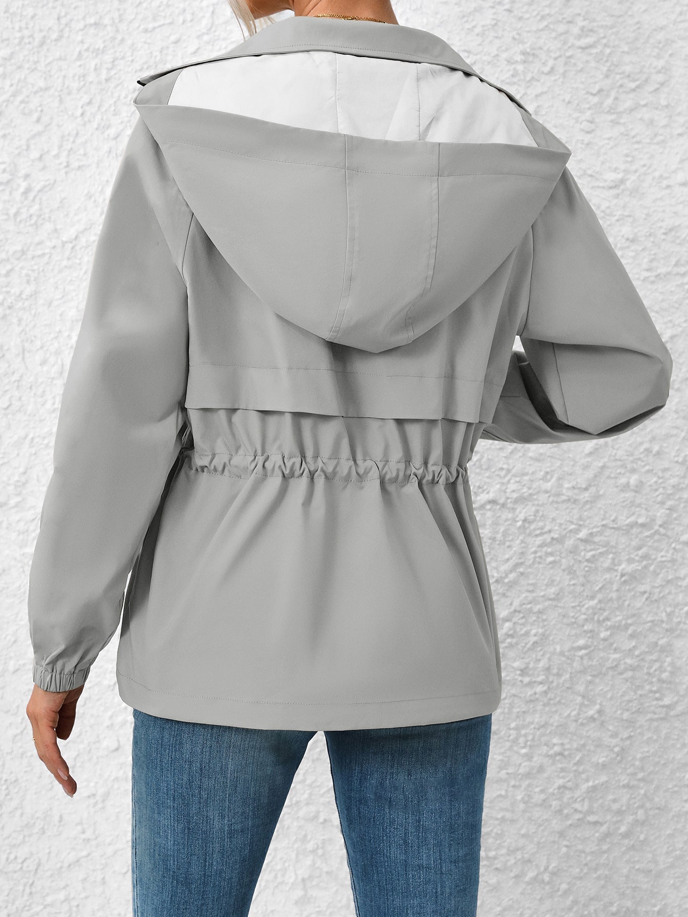 Waterproof Hooded Raincoat Jacket