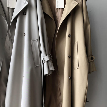 Elegant Loose-Fit Trench Coat