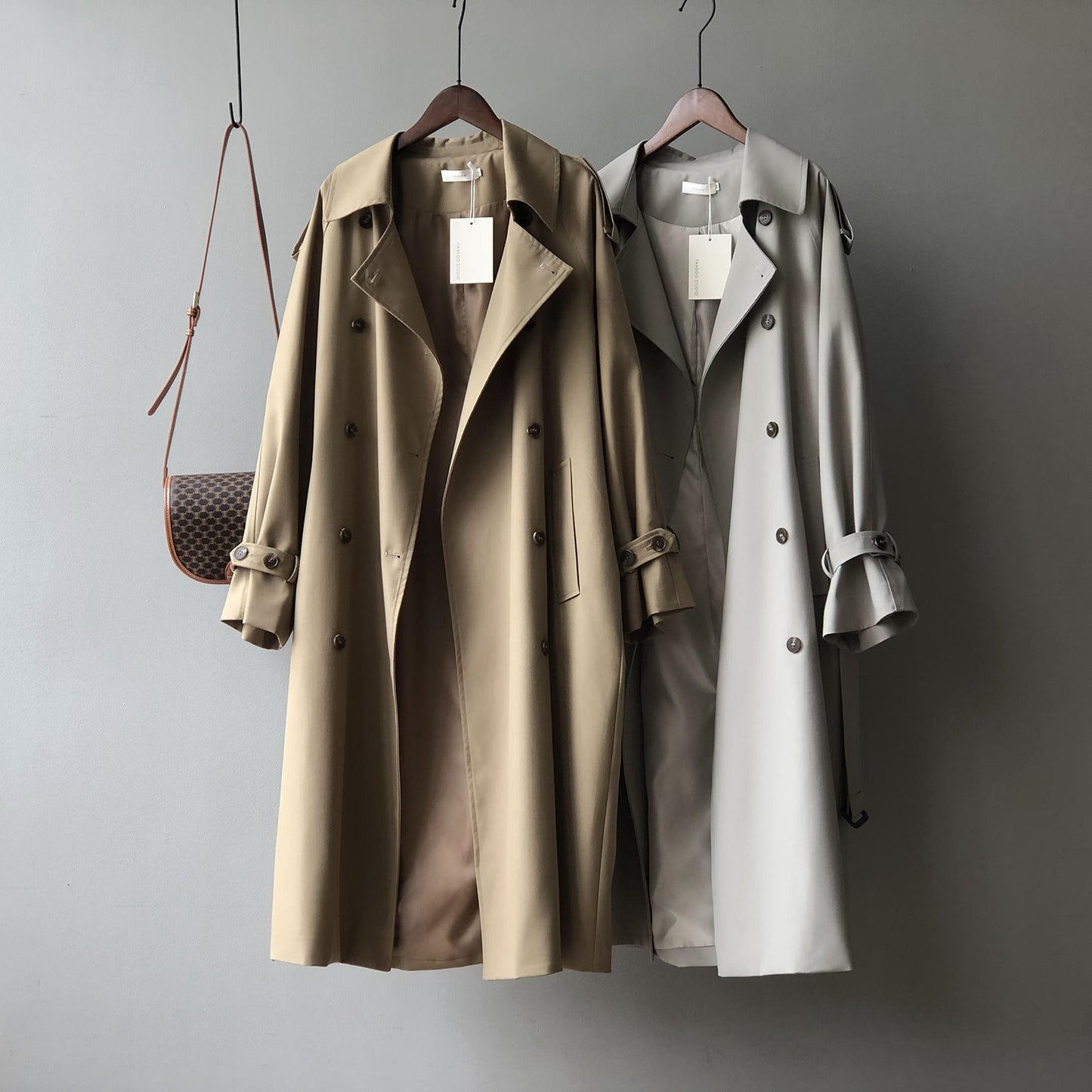 Elegant Loose-Fit Trench Coat