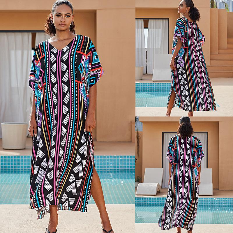 Rabia Gorgeous Print Kaftans