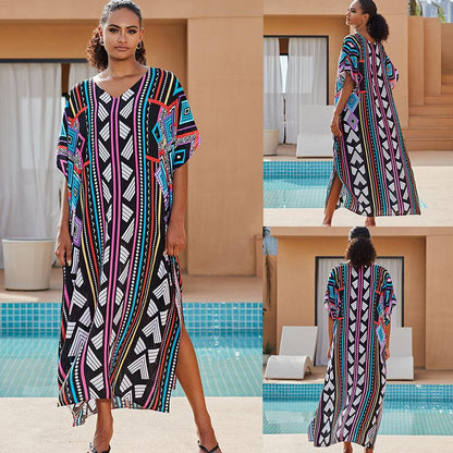 Rabia Gorgeous Print Kaftans