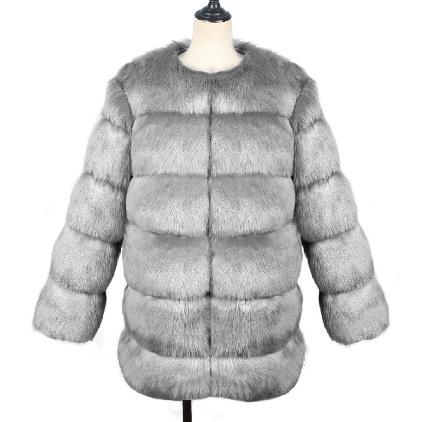 Faux Fur Long Coat