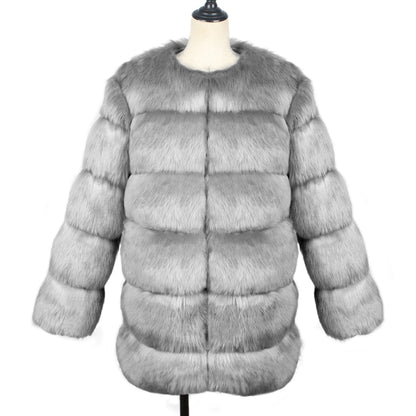 Faux Fur Long Coat