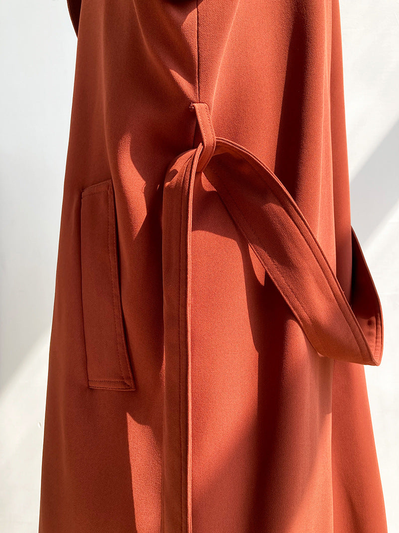 Draping Loose Trench Coat