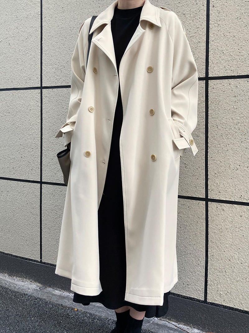 Draping Loose Trench Coat