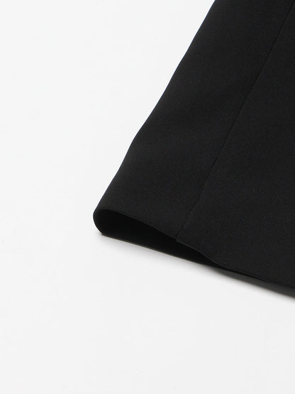 Solid Color Slimming Long Coat