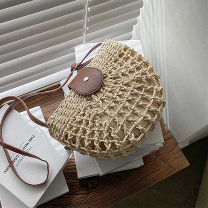 Natural Vegan Straw Bag Shoulder Crossbody