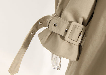Khaki Cotton Trench Coat