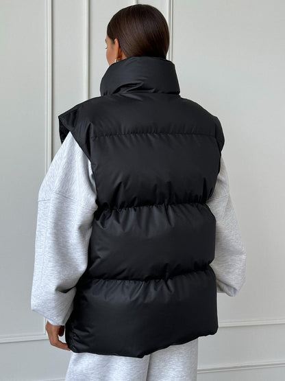 Cotton Loose Vest Jacket