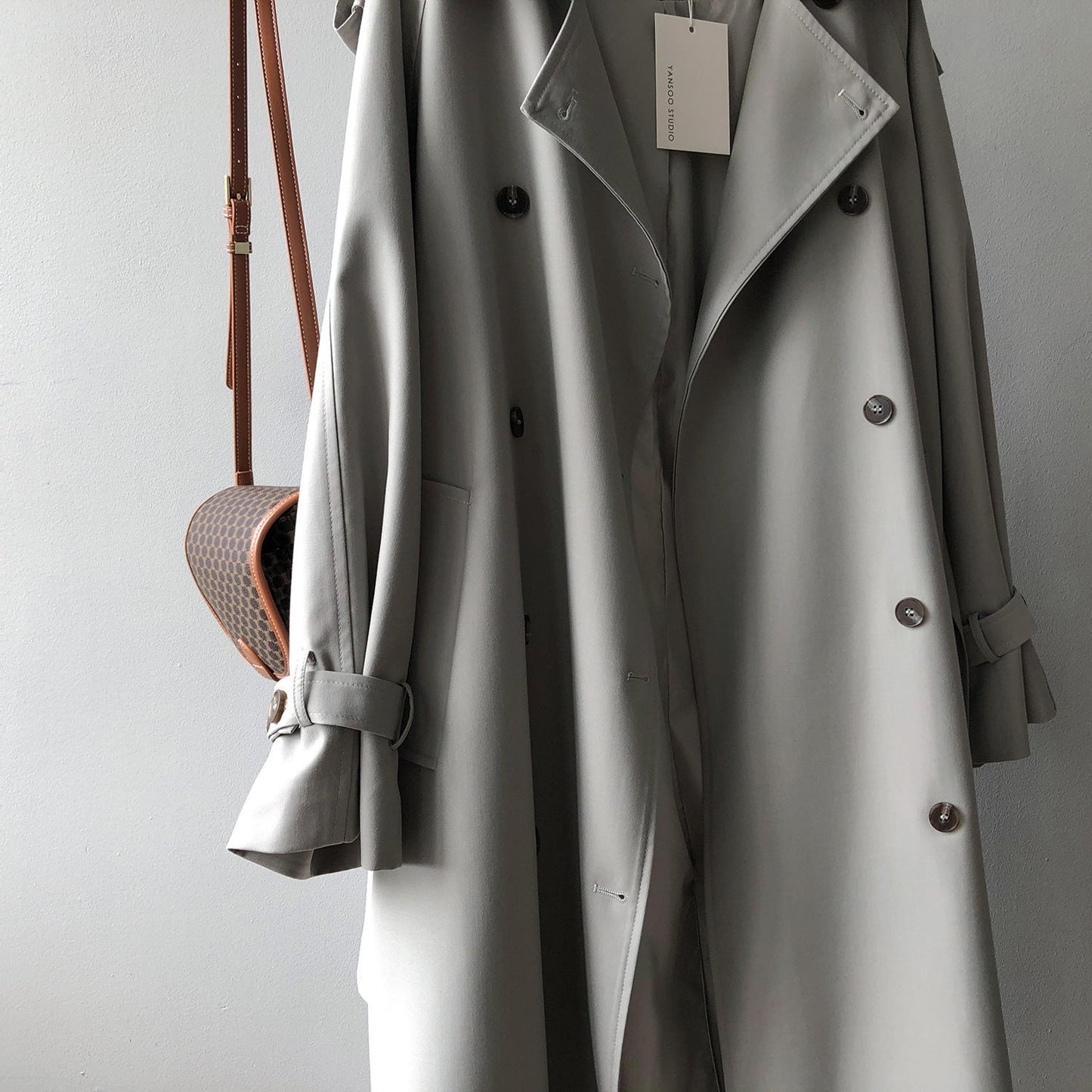 Elegant Loose-Fit Trench Coat
