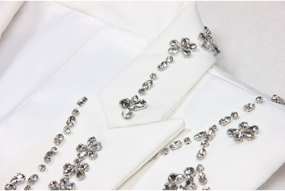 Rhinestone Sleeveless Business Vest