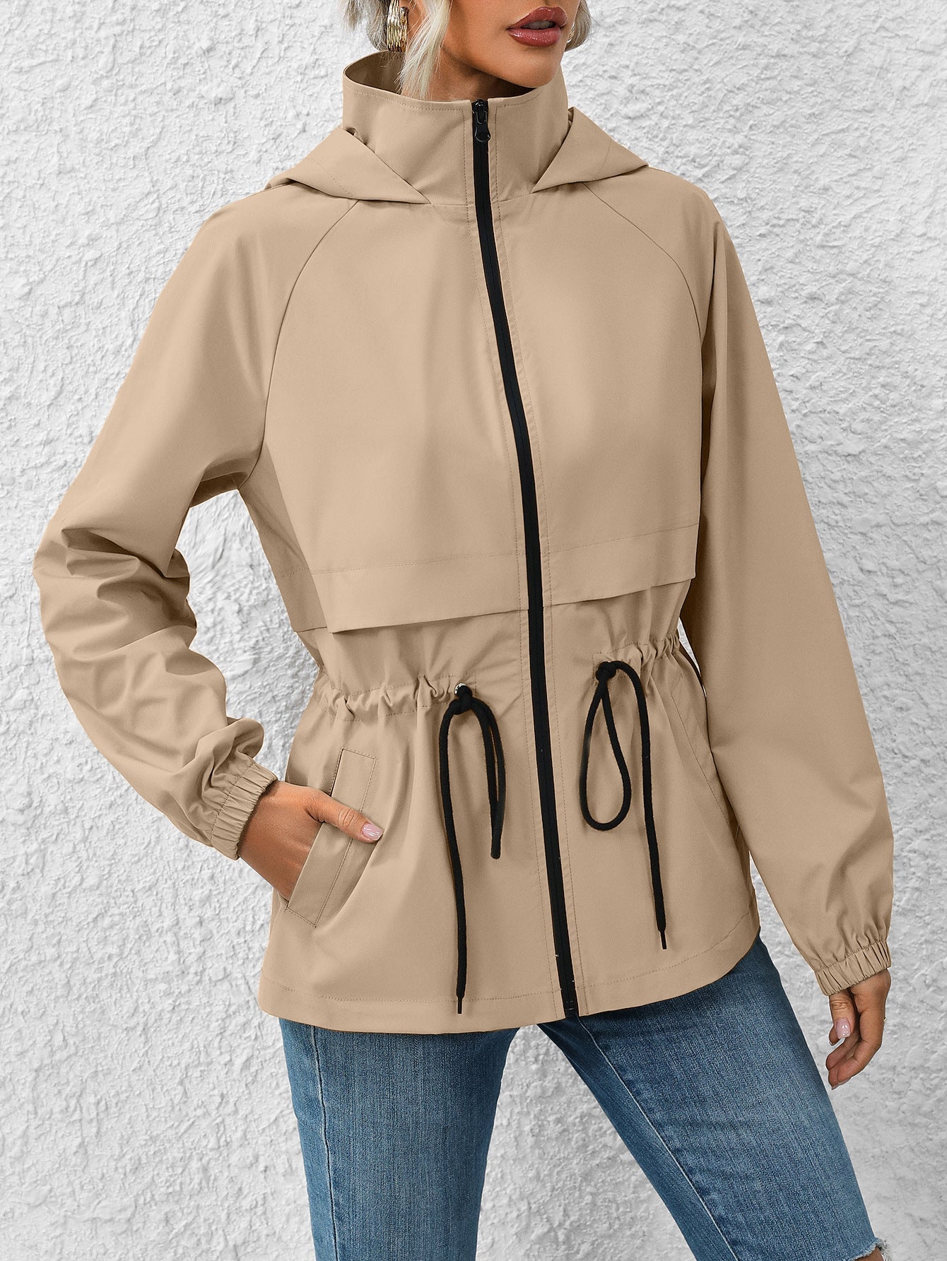 Waterproof Hooded Raincoat Jacket