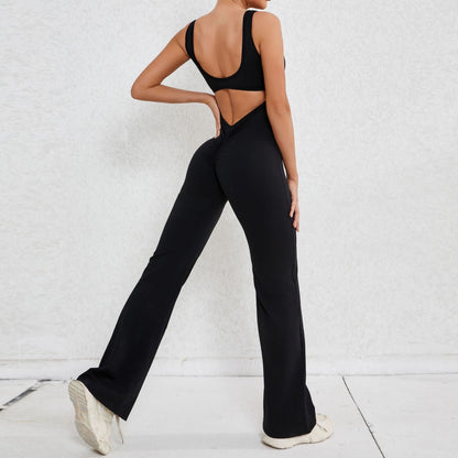 Sexy Open Back Jumpsuit