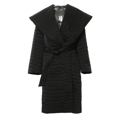 Quilted Cotton Cloak Coat