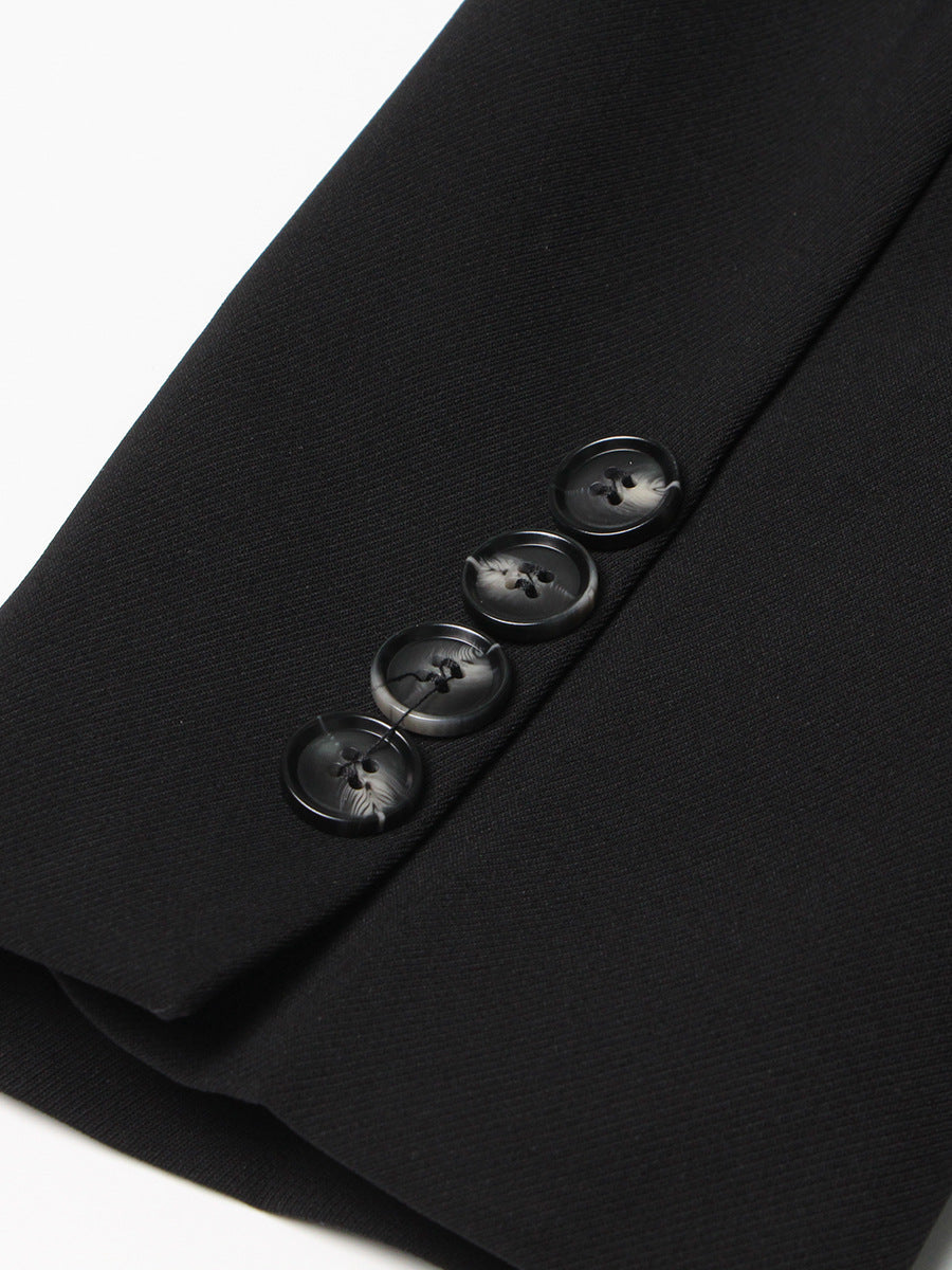 Solid Color Slimming Long Coat