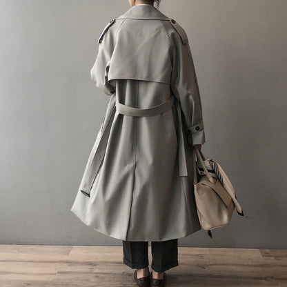 Elegant Loose-Fit Trench Coat
