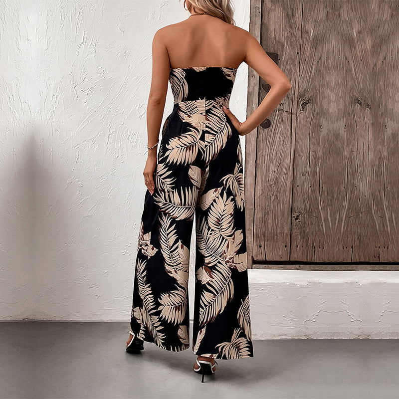 Floral Print Jumpsuit