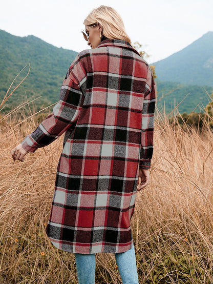 Plaid Long Coat