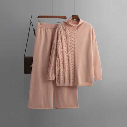 Comfortable Two-Piece Sweater Set