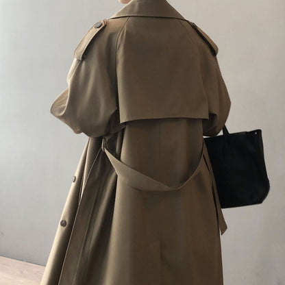 Elegant Loose-Fit Trench Coat