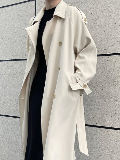 Draping Loose Trench Coat