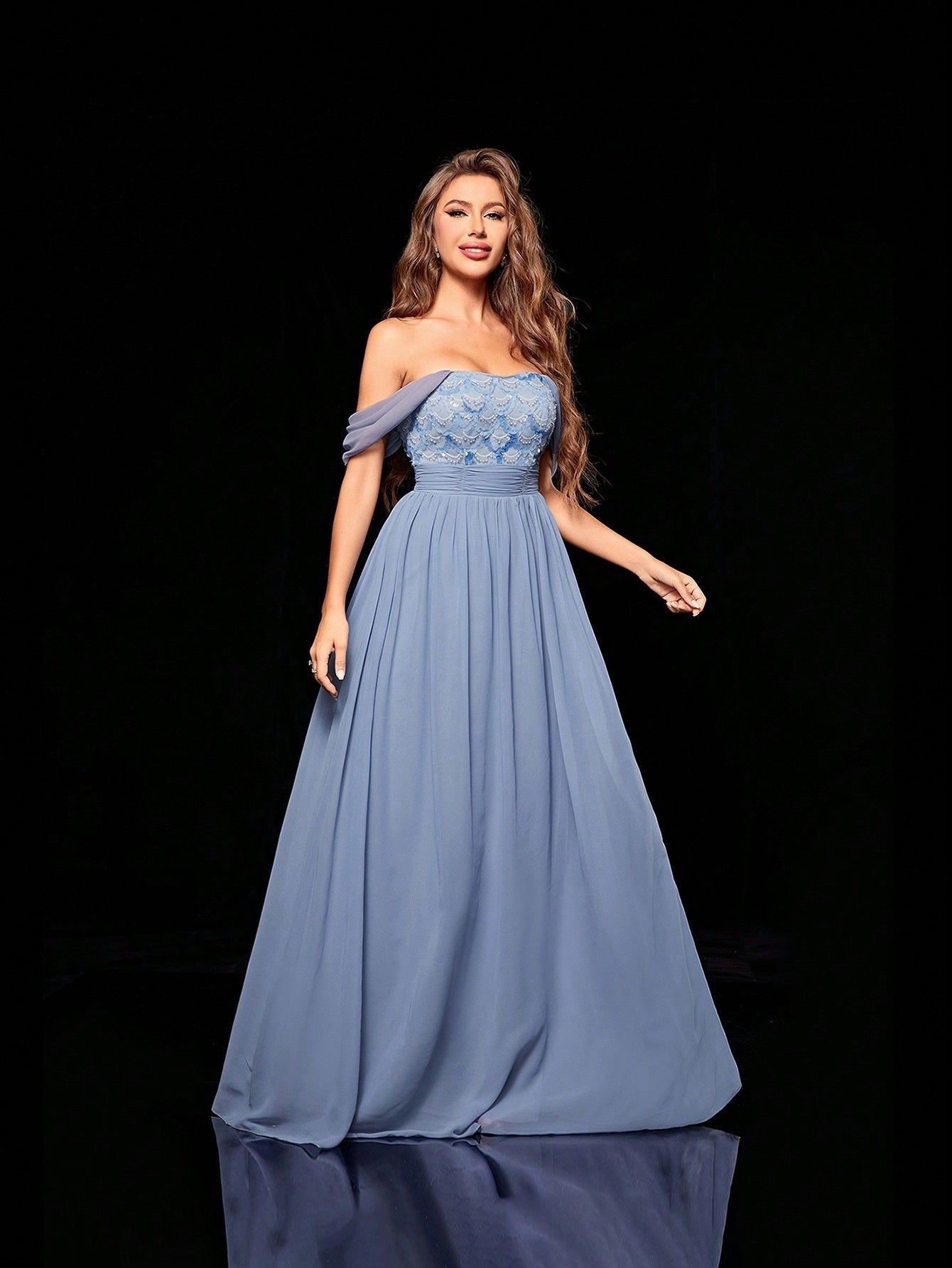 Off Shoulder Tube Top Evening Dress Special Occasion Birthday Party Evening Dress for Women