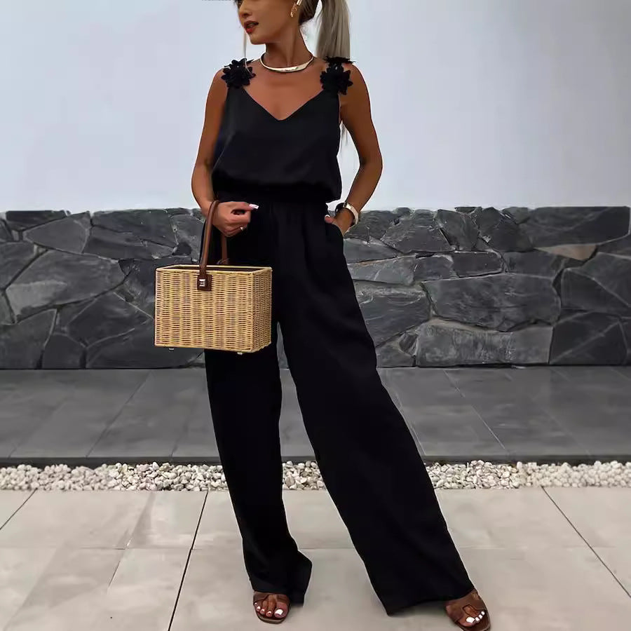 Sleeveless Casual Jumpsuit
